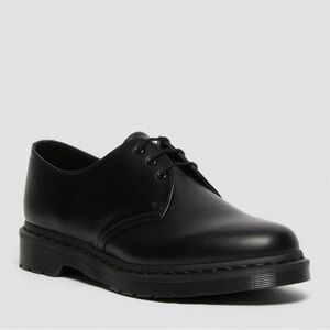 Black mono Oxford style doc martens size 39